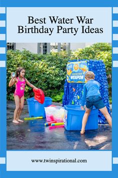 water war birthday party Water Party Ideas For Kids, Boys Birthday Party Games, Water Birthday Parties, Battle Party, Water Birthday, Nerf Birthday Party, Nerf Party, Party Food Labels, Water Party