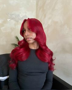 Black Girls Red Hair, Black Girls Hairstyles Weave, Hair Inches, Hair Threading, Cute Bob Hairstyles, Long Hair Wigs, Sassy Hair, Hair Laid