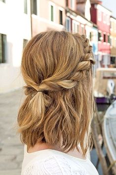 Hairstyles Pony, Easy Hairstyles For School, Medium Length Hair With Layers, Great Hairstyles, Unique Hairstyles