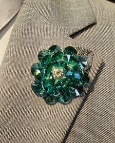 Here at TieTownCo, we make sure our formal wear accessories complement your formal wear of choice!  Presenting our luxury brooch pin collection. Stand out  and steal the spotlight as you sport gold and silver plated alloys fashioned into a whimsical motif.  Sharp, playful and luxurious--our brooch pins add that dash of dapper to any ensemble.  Perfect as gifts too! Luxury Green Statement Brooches, Luxury Green Brooch For Formal Occasions, Luxury Formal Flower-shaped Brooches, Elegant Green Flower Brooches, Elegant Green Brooches For Formal Occasions, Elegant Green Lapel Pin For Wedding, Elegant Green Wedding Lapel Pin, Man Hunter, Green Brooch