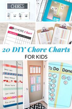 DIY chore charts for kids do not need to be complicated and can be tweaked to fit your family’s chore style Diy Chore Charts, Diy Chore Chart, Chore Chart Ideas, Chore Charts For Kids, Parenting Styles Chart, Chart Ideas