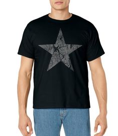 PRICES MAY VARY. Lightweight, Classic fit, Double-needle sleeve and bottom hem Star Grunge, Vintage Star, Vintage Grunge, Star Print, Branded T Shirts, Top Styles, Fashion Branding, Topshop, T Shirts