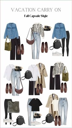 How to look expensive on a budget  • Follow for more fashion hacks/tutorials Autumn Travel Outfit Packing Light, Carry On Travel Capsule Wardrobe, Fall Trip Capsule Wardrobe, Vacation Capsule Wardrobe Fall, 4 Day Travel Outfits Capsule Wardrobe, One Week Carry On Packing Fall, Carry On Wardrobe Fall, Paris Travel Capsule Wardrobe Fall, Carry On Europe Fall