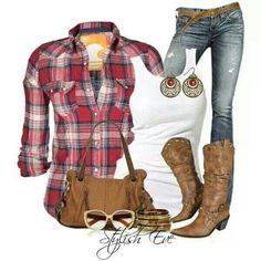 Country girl Mode Country, Country Style Outfits, Looks Country, Estilo Country