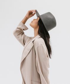 Billie is a bold, tall crown fedora with a short flat brim. Its structured shape provides a comfortable fit + is the ultimate confidence boost for any style moment. Fall Fedora With Flat Crown, Everyday Fedora With Flat Crown For Fall, Modern Wide Brim Fedora For Everyday, Everyday Fall Fedora With Flat Crown, Modern Fedora With Short Brim For Everyday, Modern Flat Brim Fedora For Fall, Chic Flat Crown Fedora For Fall, Chic Flat Brim Cloche Hat For Fall, Modern Flat Brim Fedora For Spring