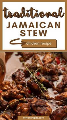 the traditional jamaican stew is an easy and delicious recipe