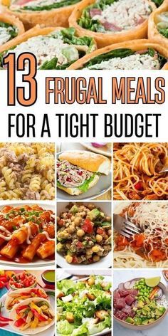 13 frugal meals for a tight budget