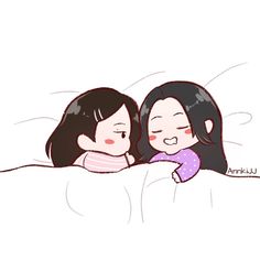 Jisoo Chibi, Sisters Drawing, Cute Sister, Best Friend Drawings, Doodle Cartoon, Anime Sisters, Lesbian Art, Whatsapp Wallpaper, Cartoon Posters