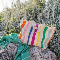 Rainbow Tote! Brighten up your day with this fun tote! This large canvas bag features a vibrant rainbow design that is sure to brighten up your day. With plenty of room for all your belongings, it's perfect for everyday use or a trip to the beach. Stay organized and stand out with this stylish tote <3 23" x 7" 16" Canvas Material Durable Handles Multicolor Summer Canvas Bag For Daily Use, Summer Multicolor Canvas Bag For Daily Use, Multicolor Canvas Bag For Daily Summer Use, Rainbow Bags For Everyday Summer Use, Rainbow Everyday Bags For Summer, Multicolor Tote Canvas Bag For Vacation, Summer Multicolor Canvas Bag With Large Capacity, Multicolor Summer Canvas Bag For Beach Season, Summer Multicolor Canvas Bag For Beach Season