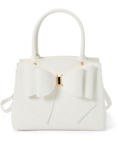 in stock Classic White Handheld Bag, Chic White Handheld Bag, Chic White Satchel Bag, White Satchel Evening Bag, Chic White Satchel With Top Carry Handle, White Evening Bags With Adjustable Strap, White Shopping Bag With Gold-tone Hardware, White Shopping Bags With Gold-tone Hardware, Chic White Crossbody Bag