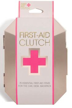 Disinfect it. Soothe it. Wipe it. Swab it. Wrap it. Protect it.Mom's always prepared to wipe away the ouch. 75 Essential Rescue Supplies for Kids, Girls, Boys, Family, Home, Car or Travel Rose Gold First Aid Hard Case You Can Pop in Your Purse, Diaper Bag, or Car Glove Compartment Reuse to Carry Women's Essentials, Phone Chargers, Tampons, Aspirin, Vitamins Reach for the supplies you need in one handy compact case loaded with 75 Essential Rescue Supplies: 6 Antiseptic Cleansing Wipes; 6 Sting Re Finger Bandages, Rose Gold Clutch, Christmas Boutique, Bachelorette Pad, College Essentials, Car Essentials, Car Accessories For Women, Cleansing Wipes, Cute Car Accessories