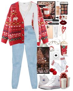 Christmas Outfit Aesthetic, Casual Christmas Party, 20 Outfits, Casual Christmas Party Outfit, Christmas Fits, Xmas Outfits, Cute Christmas Outfits, Christmas Fashion, Lookbook Outfits