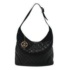 This is an authentic CHANEL Lambskin Quilted CC Shoulder Bag Black. This bag is crafted of lambskin quilted leather in black. It features a front pocket, black leather shoulder strap and a gold CC turn-lock on the front. This opens to a black leather interior with a zipper and pockets. Coco Handle, Chanel Shoulder Bag, Fashion Enthusiast, Quilted Pattern, Shoulder Bag Black, Cc Logo, Quilted Leather, Fendi Bags, Burberry Bag