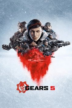 gears 5 movie poster with the characters