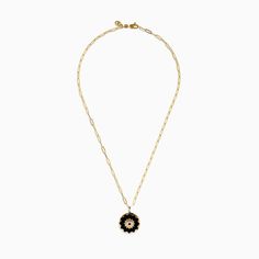 14K Yellow Gold Sapphire, Onyx and Diamond Evil Eye Pendant Diamond Evil Eye, Eye Pendant, Evil Eye Pendant, Gold Yellow, Evil Eye, Round Diamonds, Onyx, Sapphire, Yellow Gold