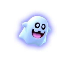 a ghost with its mouth open and eyes wide open, standing in front of a white background