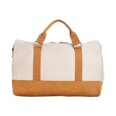 Manufacturer: Sun + Stone Style Type: Duffle Bag Collection: Sun + Stone Sleeve Length: Material: No Material Tag Fabric Type: Canvas Specialty: Colorblock Sku: Bh5356783 Removable Shoulder Strap Included White Shoulder Bag With Leather Trim For On-the-go, Beige Travel Bag With Handles For Everyday Use, Beige Travel Bag For Everyday Use, Casual Beige Satchel For On-the-go, Beige Bag With Canvas Lining For On-the-go, Everyday Beige Bag With Canvas Lining, Casual Travel Bag With Leather Trim For On-the-go, Casual Travel Bag With Leather Trim, Casual Beige Weekender Bag With Adjustable Strap