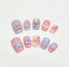 Kitsch Nails, Kutek Disney, Silicone Glue, Paper File, Gel Nails Diy, Simple Gel Nails