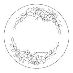 a circle with leaves on it and the words,'i am not sure what this is