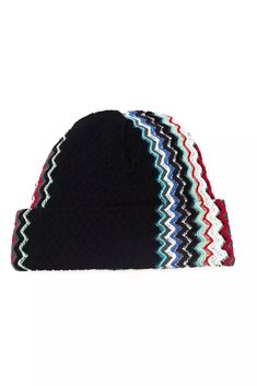 Unleash a kaleidoscope of style with the Missoni hat, where geometry meets a spectrum of hues for an unmissable statement. Crafted with the perfect blend of warmth and comfort, this half-wool, half-acrylic creation is a testament to Italian craftsmanship. Adorn your ensemble with this multicolor marvel that’s as much a piece of art as it is a fashion statement. – Material: 50% Wool, 50% Acrylic – Country of origin: IT – Color: Multicolor Fantasy Hat, Wool Hat Men, Wool Hats, Wool Beanie, Leather Keychain, Wool Hat, Pink Cotton, Belt Size, Stand Out From The Crowd