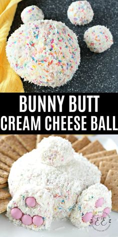 Dessert With Coconut, Cute Easter Desserts, Easter Deserts, Cream Cheese Ball, Easter Appetizers, Easter Dishes