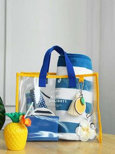 Diy Beach Bag, Best Beach Bag, Waterproof Beach Bag, Simple Tote, Casual Tote Bag, Beige Bag, Transparent Bag, Travel Handbags, Swimming Bag