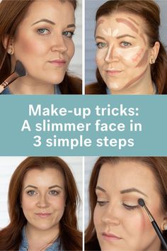 How To Put On Makeup Like A Professional, Face Contouring Round Face, Make Up To Make Face Slimmer, Contour To Slim Face, Plus Size Makeup Tips Round Faces, Best Makeup For Photoshoot, Easy Contouring For Beginners Round Face, Contour Chubby Face