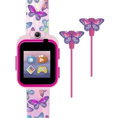 The iTech Jr Kids Smartwatch with earbuds is both an educational and fun gift for your child! It comes with features such as a swivel camera, customizable clock faces, 30 learning and active games, 20 tunes to explore, and so much more! Simply plug in the earbuds included to the headphone jack on the watch so your child can listen to their favorite lullabies, melodies, bed time stories, and songs. Plus the iTech Junior doesn't connect to a cellular device and comes with an In Case of Emergency ( Christmas Present List, Bed Time Stories, Clock Faces, Pop Bubble, Frozen Theme, Bed Time, Kids Watches, In Case Of Emergency, Clock Face