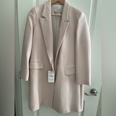 Brand New With Tags Size Small Color Is Pink Textured Coat, Zara Jackets, Jackets & Coats, Jackets For Women, Zara, Brand New, Tags, Pink, Women Shopping