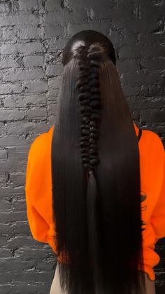 Discover hair ponytail styles. Explore chic and versatile ways to style your ponytail for a trendy and polished look. Weave Ponytail Hairstyles, Weave Ponytail, Birthday Hairstyles, Pretty Braided Hairstyles, Girls Hairstyles Braids