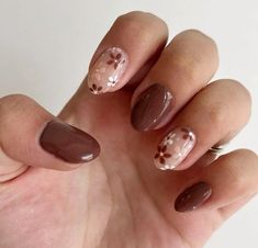 Ongles Beiges, Simple Fall Nails, Fall Gel Nails, Cute Simple Nails, Cute Nails For Fall, Simple Gel Nails, Casual Nails, Cute Gel Nails, Nails Fall