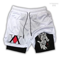 Gym Training Shorts Anime Manga. Show your love for the popular Baki series with these stylish and comfortable sweatshirts. The sweatshirts feature a 3D print of Baki, the main character, in all his rugged glory. They are made with a lightweight and breathable fabric that will keep you cool and dry during your workouts. 👉 Features: ・Gut print ・Lightweight and breathable fabric ・Comfortable and stylish ・Perfect for running, exercising, or lounging 👉 Benefits: ・Stay cool and dry during your workouts ・Feel comfortable and confident ・Show your love for Baki 👉 Specifications: ・Material: POLYESTER,SPANDEX ・Size: S, M, L, XL, XXL, 3XL, 4XL, 5XL ・Color: black ➡️ Guarantee: We're so confident you'll love our products that we offer a 100% satisfaction guarantee. If you're not satisfied with your Stretch Activewear With Graphic Print For Streetwear, Stretch Graphic Print Activewear For Streetwear, White Letter Print Bottoms For Sports Season, Hip Hop Stretch Activewear For Sports, Stretch Graphic Print Activewear For Sports Season, White Athletic Fit Shorts For Sports Season, White Breathable Bottoms For Jogging, White Graphic Print Sports Bottoms, Hip Hop Style Moisture-wicking Activewear