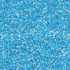 blue glitter background with white dots on the top and bottom half, in various sizes