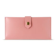 LEATHER BI-FOLD WALLET Elegant Pink Leather Coin Purse, Elegant Pink Card Holder For Travel, Elegant Pink Card Holder, Elegant Pink Wallets With Rfid Blocking, Formal Pink Wallets With Interior Card Slots, Travel Bifold Card Holder, Classic Pink Leather Wallet, Elegant Pink Bifold Coin Purse, Pink Bifold Coin Purse For Travel