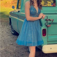 Worn Once, Very High Quality Dress And Is Well Made! High Quality Dress, Homecoming Dress, Homecoming Dresses, Homecoming, Color Blue, Womens Dresses, High Quality, Dresses, Women Shopping