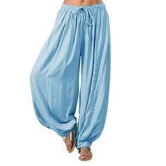 Blue Leggings for Women Women Plus Size Solid Color Casual Loose Pants Yoga Pants Women Trousers Womens Work Pants (linen pants women/cargo pants women/capri pants for women/wide leg pants woman/sweatpants women/yoga pants women/pants for women/women's pants/womens pants/dress pants women/maternity pants/work pants women/hiking pants women/wide leg yoga pants for women/womens dress pantswomens cargo pants/womens cargo pants/youth baseball pants/black pants for women/white pants women/khaki pants Woman Sweatpants, Black Trousers Women, Baggy Pants Women, Womens Cargo, Hiking Pants Women, Womens High Waisted Shorts, Yoga Trousers, Summer Pants Women, Work Pants Women