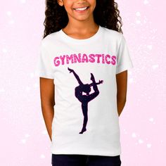 Looking for the perfect gymnastics shirt for your little girl? Check out our latest design! This cute shirt features a beautiful gymnast posing on the floor, with tiny faux glitter specks adding just the right amount of sparkle. Your little one will love showing off her passion for gymnastics in this stylish and comfortable shirt. Order now and give your young athlete the perfect gift! #GymnasticsShirt #GirlsGymnastics #GymnasticsFashion Gymnastics Shirt Ideas, Gymnast Shirt Ideas, Gymnastics Shirts For Family, Gymnastics Vinyl Shirt Ideas, Gymnastics Tee Shirts, Gymnastics Shirts, Amazing Gymnastics, Gymnastics Girls, Gymnastics Gifts