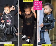 North West’s ‘Signature’ Style: Nothing But All-Black Ensembles For Now Babies Black, Organic Clothes, Cotton Baby Clothes, Clothes For Babies, Clothes Black, Clothes For Kids