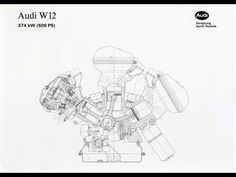 an image of a drawing of a motorcycle engine