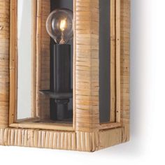 Bamboo & Glass Sconce Sconce Bamboo Rods, Glass Panes, Brown Walls, Rustic Lodge, Rod Set, Candelabra Bulbs, Burke Decor, Modern Spaces, One Light