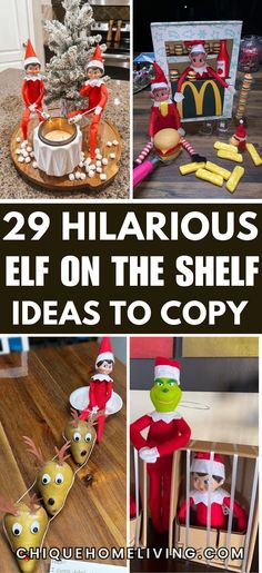 elf on the shelf ideas to copy for christmas