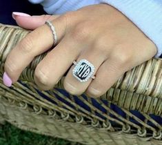 Monogrammed Sterling Two Piece Stackable Ring This is such a beauty! Versitile too!! Can wear stacked, alone or seperated on different fingers. Simple but stunning all in one! Made from Sterling SIlver with CZ Available in sizes 5-10 Can be engraved with a Single Initial, 2 initials or a monogram Thanks for looking Monogram Rings, Rectangular Ring, Sterling Silver Stackable Rings, Fall Rings, Stackable Rings Silver, Silver Monogram, Monogram Ring, Monogram Jewelry, Stackable Ring