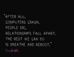 Breathe and reboot I Wish I Knew, Carrie Bradshaw, Inspirational Words, Wise Words, Tech Accessories, Manhattan, Feel Good, Carry On, Funny Quotes