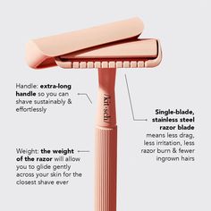 Say goodbye to razor burn, ingrown hairs, and irritation with the Perfect Glide Safety Razor. Our single-blade, stainless steel razor blade provides the smoothest, closest, and most comfortable shave you've ever had. Enjoy free shipping on orders over $35 and sustainable shaving with this chic, plastic-free razor. Shaving Bumps, Best Shave, Disposable Razor, Ingrown Hairs, Heatless Hairstyles