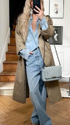 Mood 2024, Flamboyant Natural, Streetwear Spring, Denim Street Style, Work Fits, Best Casual Outfits, Perfect Denim, Denim Day