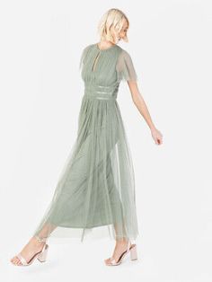 Great Shopping Anaya With Love Recycled Frosty Green Midaxi Dress With Keyhole Detail, Women's Summer Clothing Sage Mother Dress, Summer Mother Of The Bride Dresses Sage, Monsoon Bridesmaid Dresses, Calf Length Skirt, Embellished Midi Dress, Calf Length Skirts, Embellished Maxi Dress, Midaxi Dress, Sheer Shorts