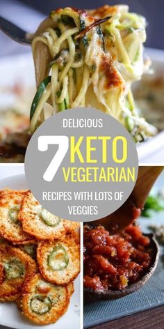 7 delicious keto vegetarian recipes with lots of veggies