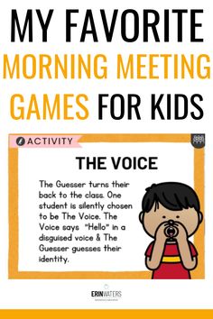 Meet The Teacher Games, Kindness Team Building Activities, Classroom Games For Kindergarten, Quick Classroom Games, Morning Meeting Sharing Ideas, Energizers For The Classroom