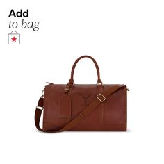 in stock Luxury Leather Duffle Bag For On-the-go, Luxury Leather-backed Duffle Bag For On-the-go, Brown Leather Travel Bag With Gold-tone Hardware, Brown Leather Bags With Engraved Logo, Brown Travel Bags With Engraved Logo, Brown Travel Bag With Gold-tone Hardware, Classic Brown Bag With Engraved Logo, Classic Brown Bags With Engraved Logo, Classic Business Duffle Bag With Gold-tone Hardware