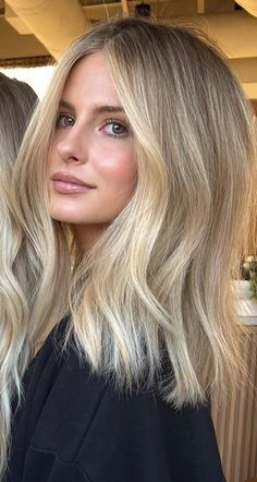 Mid Length Blonde Hair, Medium Blonde Hair, Summer Blonde Hair, Blonde Hair Transformations, Dirty Blonde Hair, Blonde Hair Inspiration, Blonde Hair Looks, Penteado Cabelo Curto, Mid Length Hair